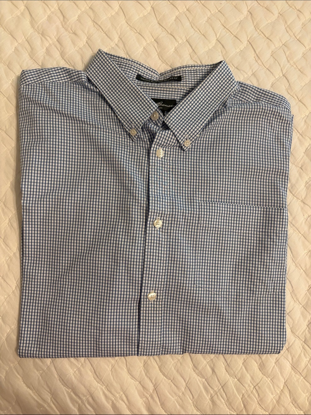 Eddie Bauer Men’s XXL Relaxed Fit Long Sleeve Buttondown Shirt